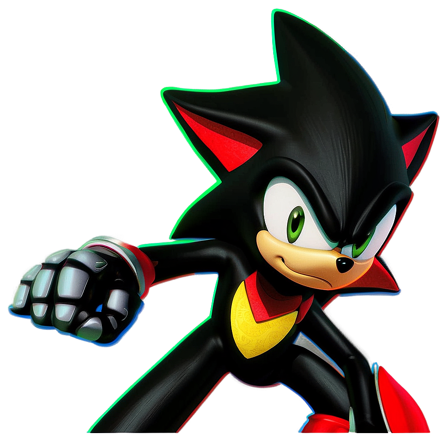 Shadow The Hedgehog Vector Png Oln63 PNG Image