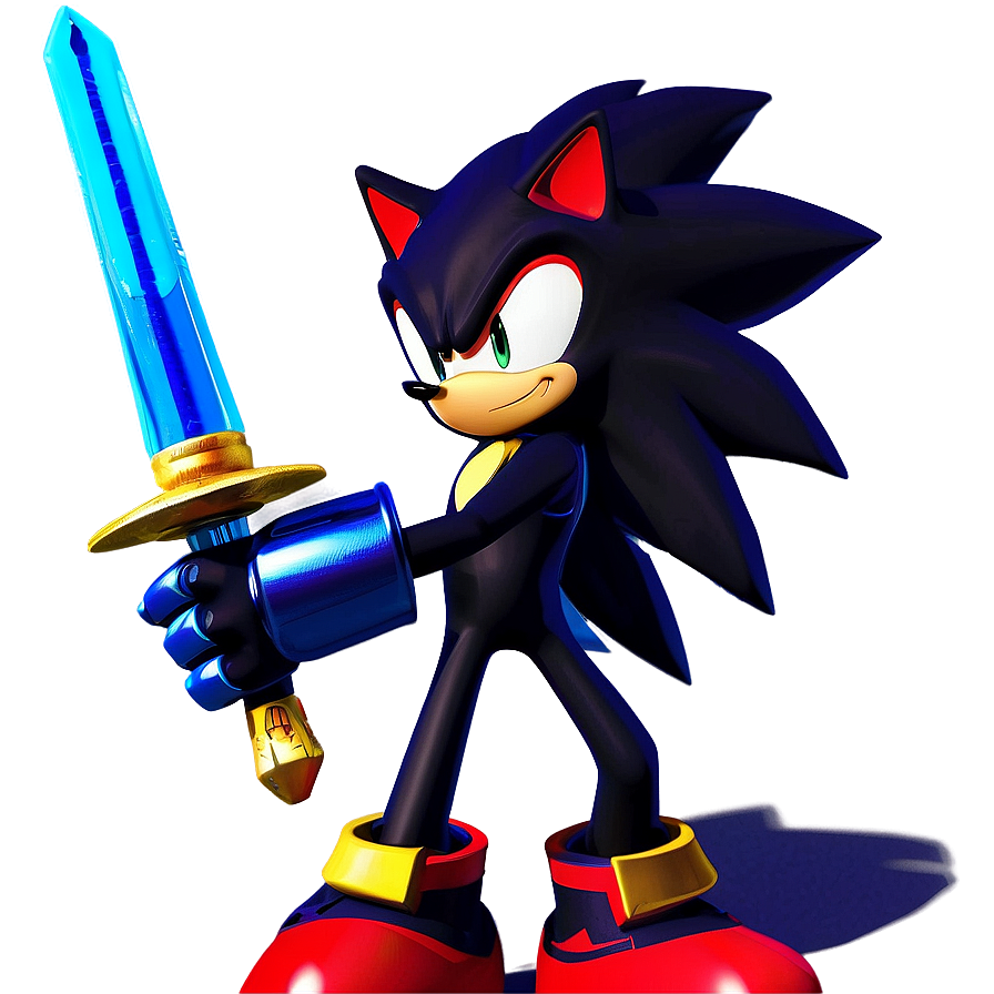 Shadow The Hedgehog With Chaos Spear Png Kov PNG Image