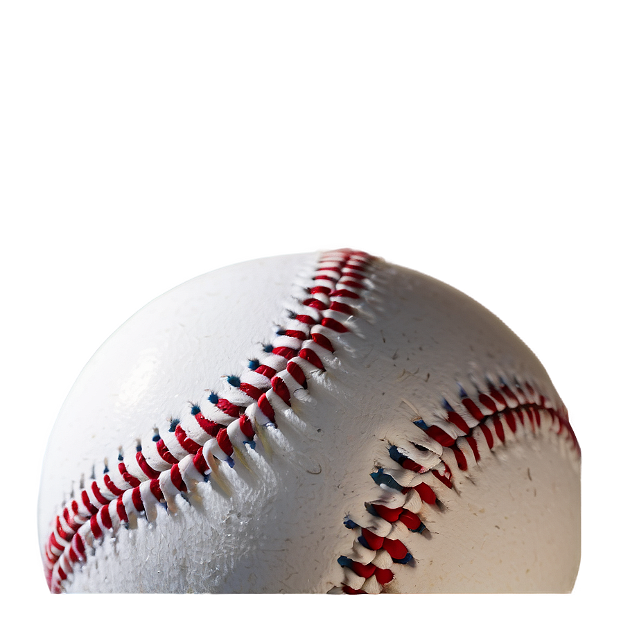 Shadowed Baseball Seams Illustration Png 06282024 PNG Image