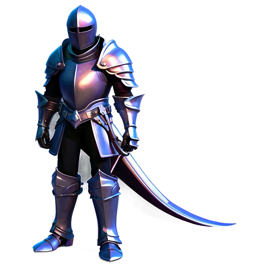 Shadowy Knight Figure Png Mid PNG Image