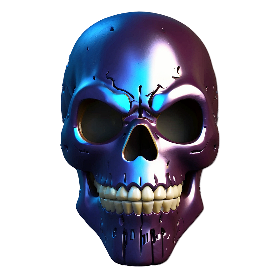 Shadowy Purple Skull Trooper Figure Png War80 PNG Image