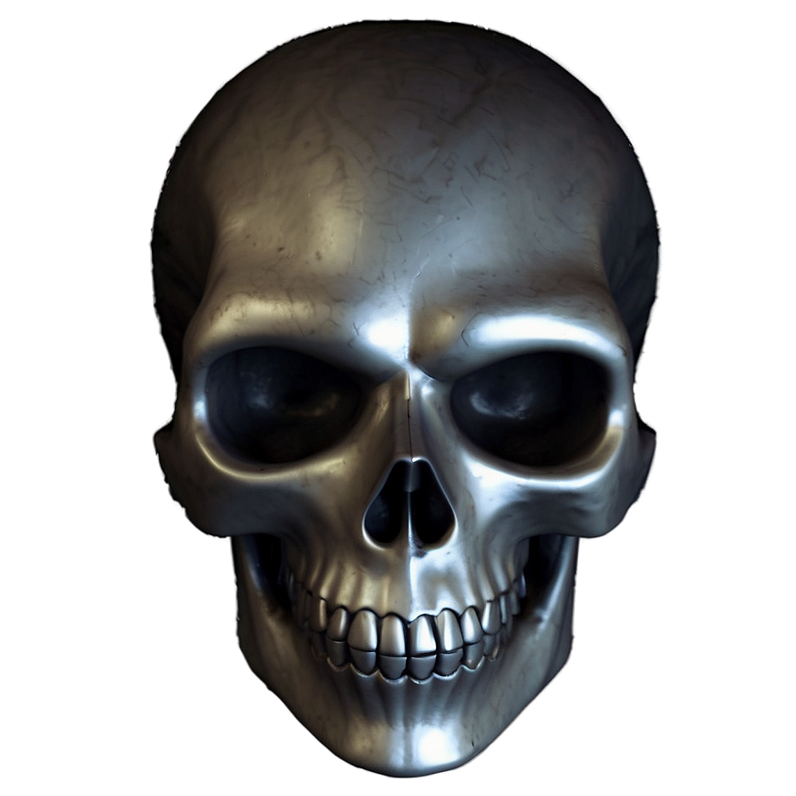 Shadowy Skull Representation Png A PNG Image