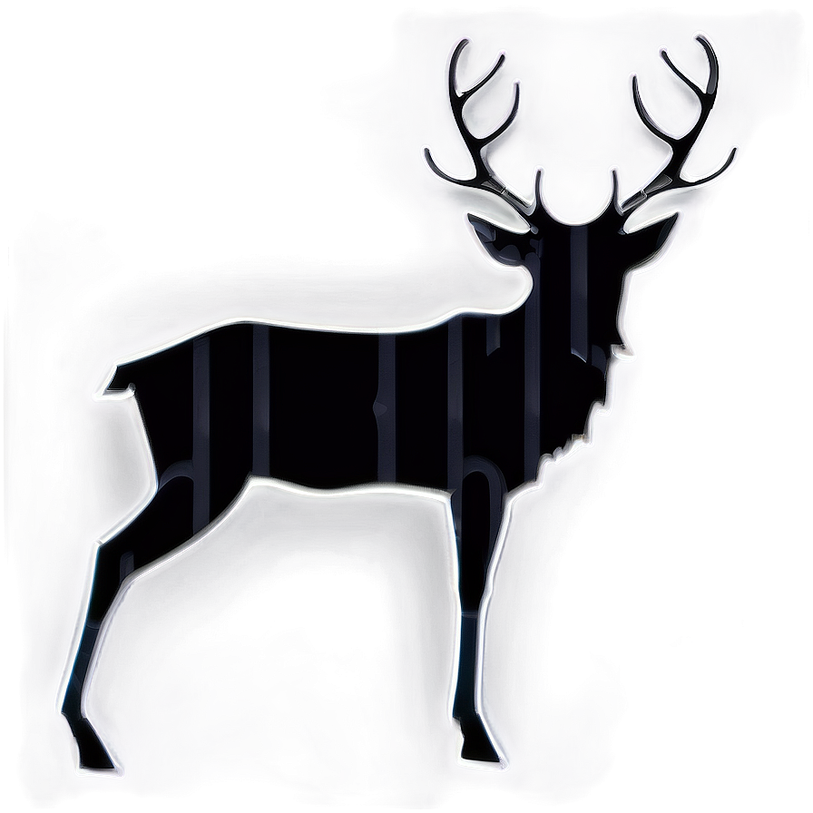 Shadowy Stag Figure Png Tyn70 PNG Image