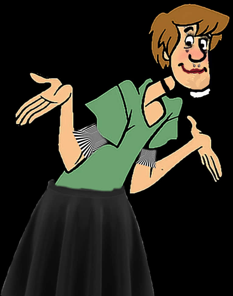 Shaggy Rogers Scooby Doo Character PNG Image