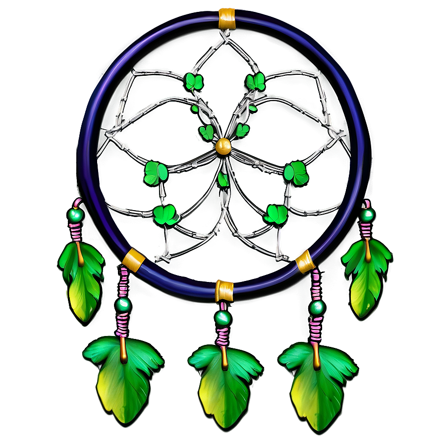 Shamrock Dreamcatcher Png 05242024 PNG Image