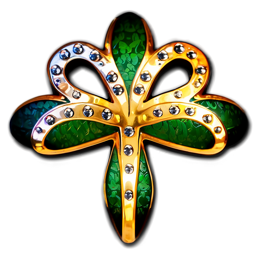 Shamrock With Crown Png Axm PNG Image