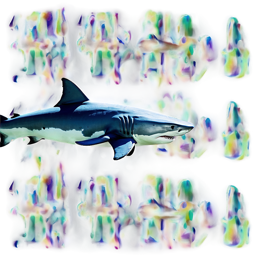 Shark Attack Scene Png Eju62 PNG Image