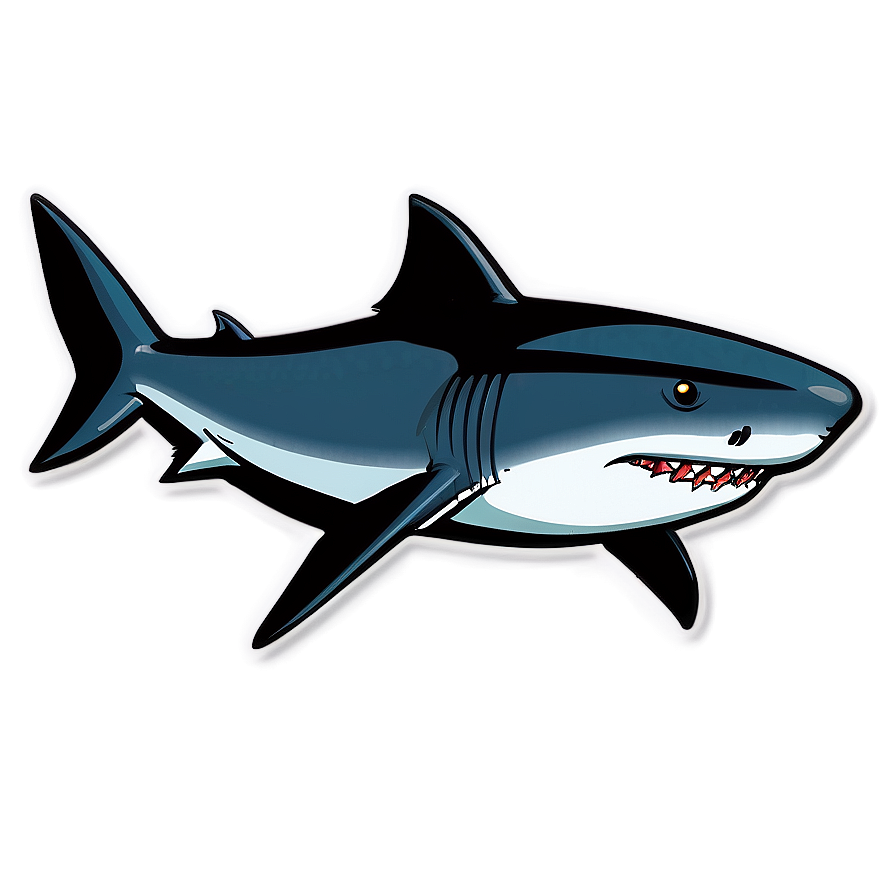 Shark Cartoon B PNG Image