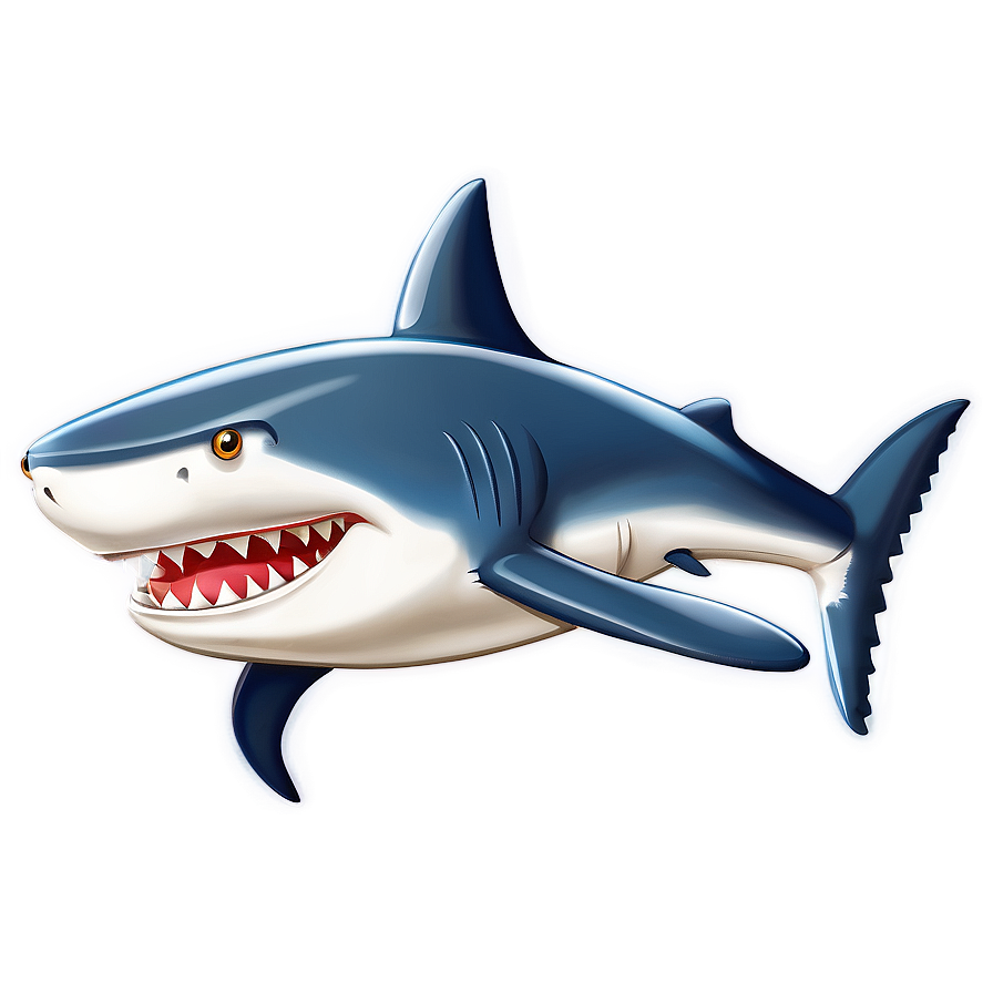 Shark Cartoon Clipart Png Gtd76 PNG Image