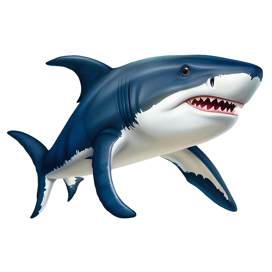 Shark Cartoon Drawing Png Cfn PNG Image