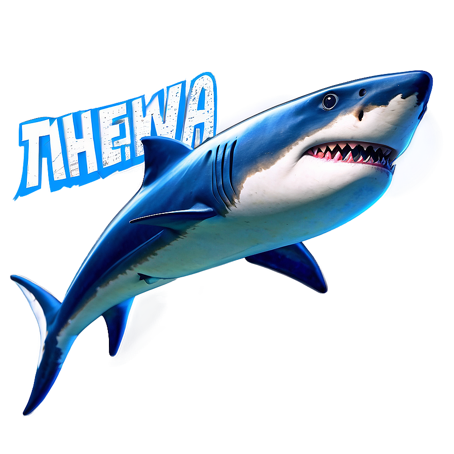 Shark Cartoon With Glasses Png 96 PNG Image