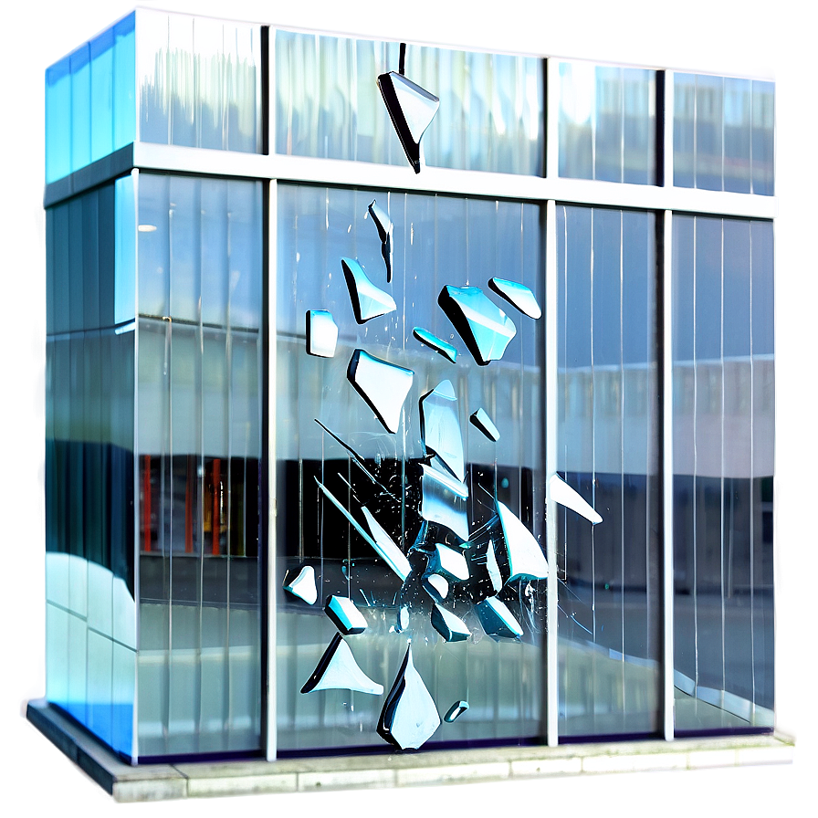 Shattered Glass Building Png 06212024 PNG Image