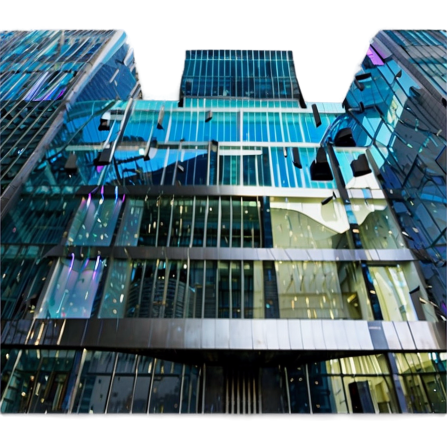 Shattered Glass Building Png Doo65 PNG Image