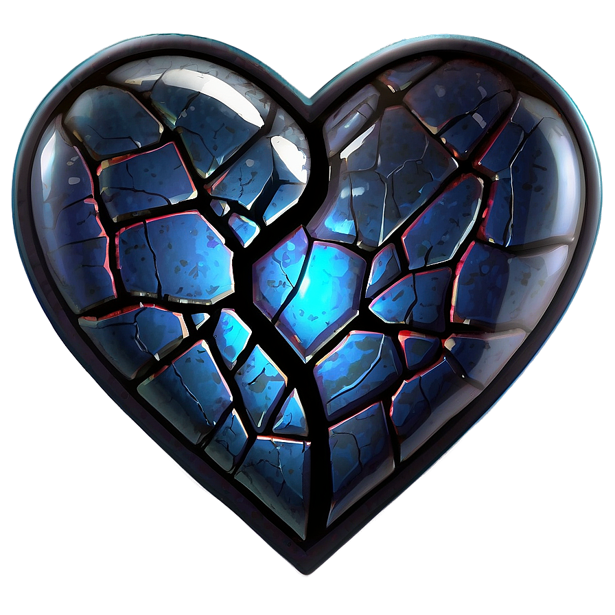 Shattered Heart Icon Png Gax PNG Image