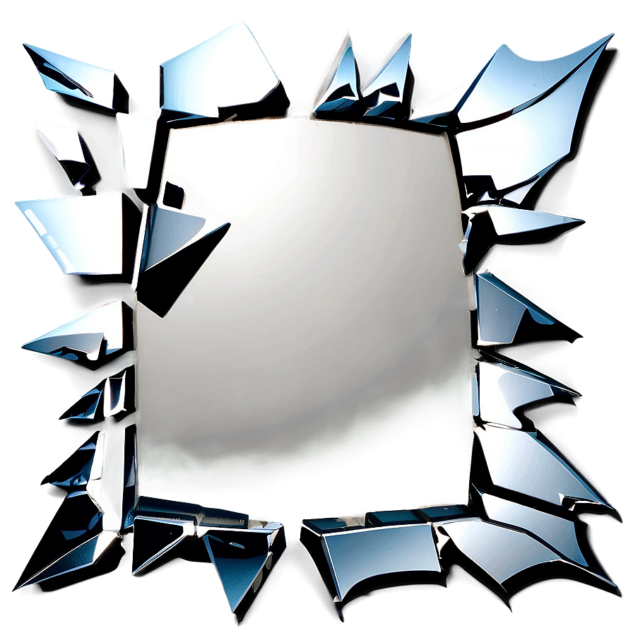 Shattered Mirror Abstract Png 06132024 PNG Image