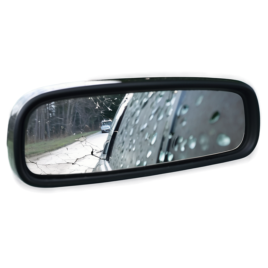 Shattered Rearview Mirror Png Axo24 PNG Image