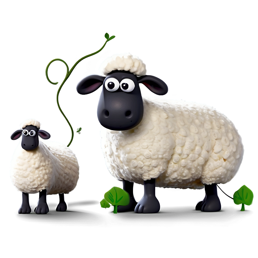 Shaun The Sheep Family Png Nbc50 PNG Image