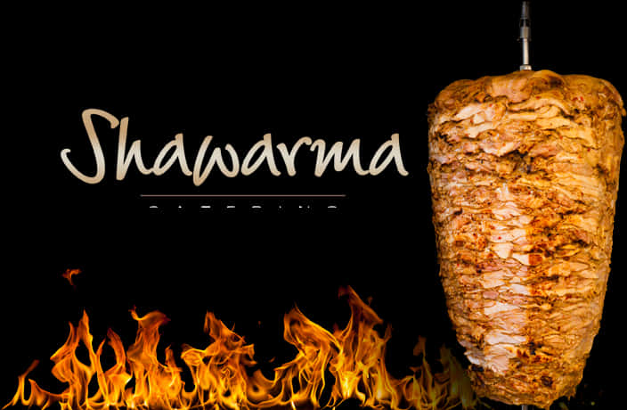 Shawarma Meaton Fire PNG Image