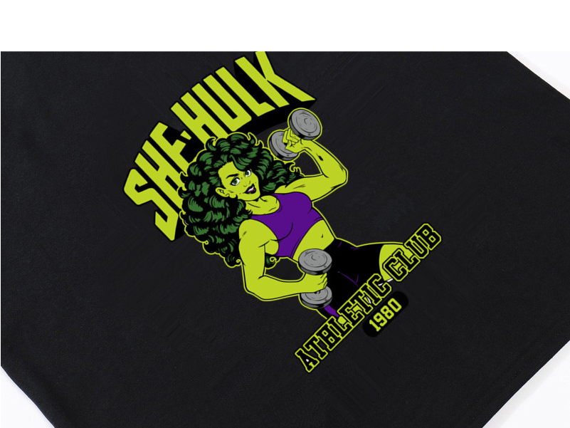 She Hulk Athletic Club Logo PNG Image