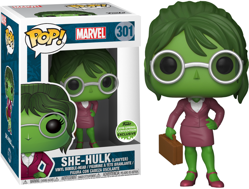 She Hulk Funko Pop Lawyer Version PNG Image