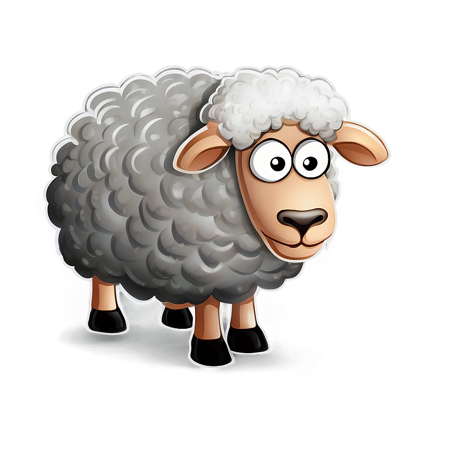 Sheep Cartoon Character Png 05232024 PNG Image