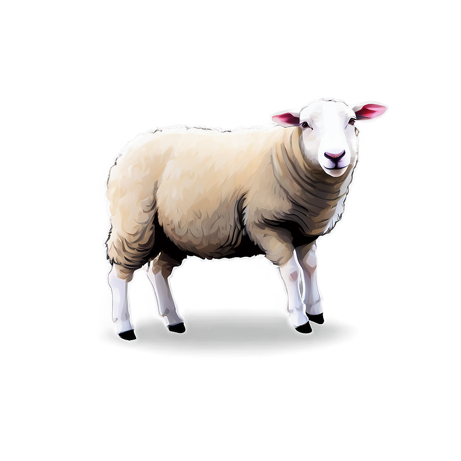 Sheep Drawing Png 05232024 PNG Image