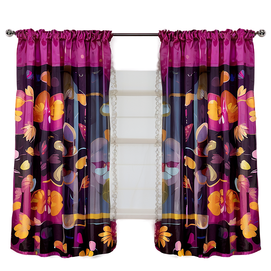 Sheer Voile Curtains Png 05252024 PNG Image