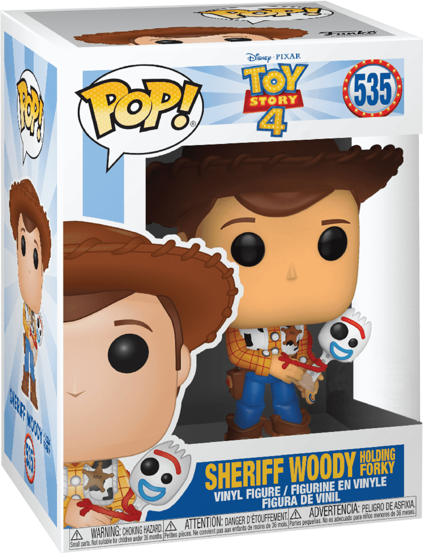 Sheriff Woody Funko Pop Toy Story4 PNG Image