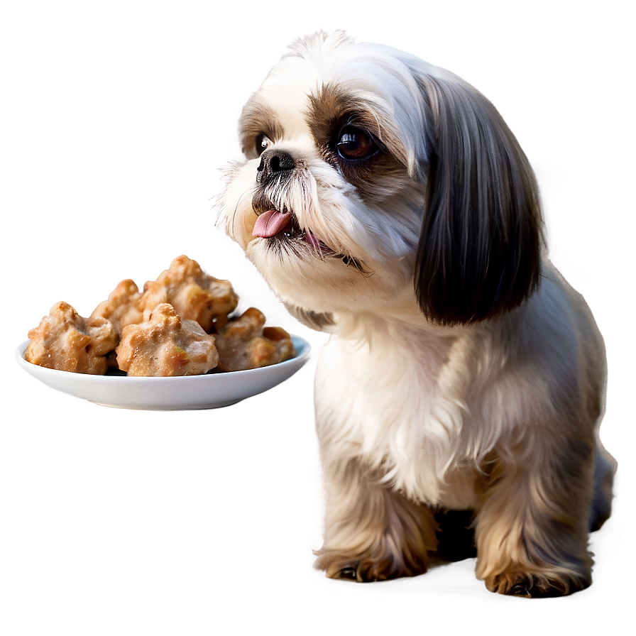 Shih Tzu Eating Treats Png Ioh61 PNG Image