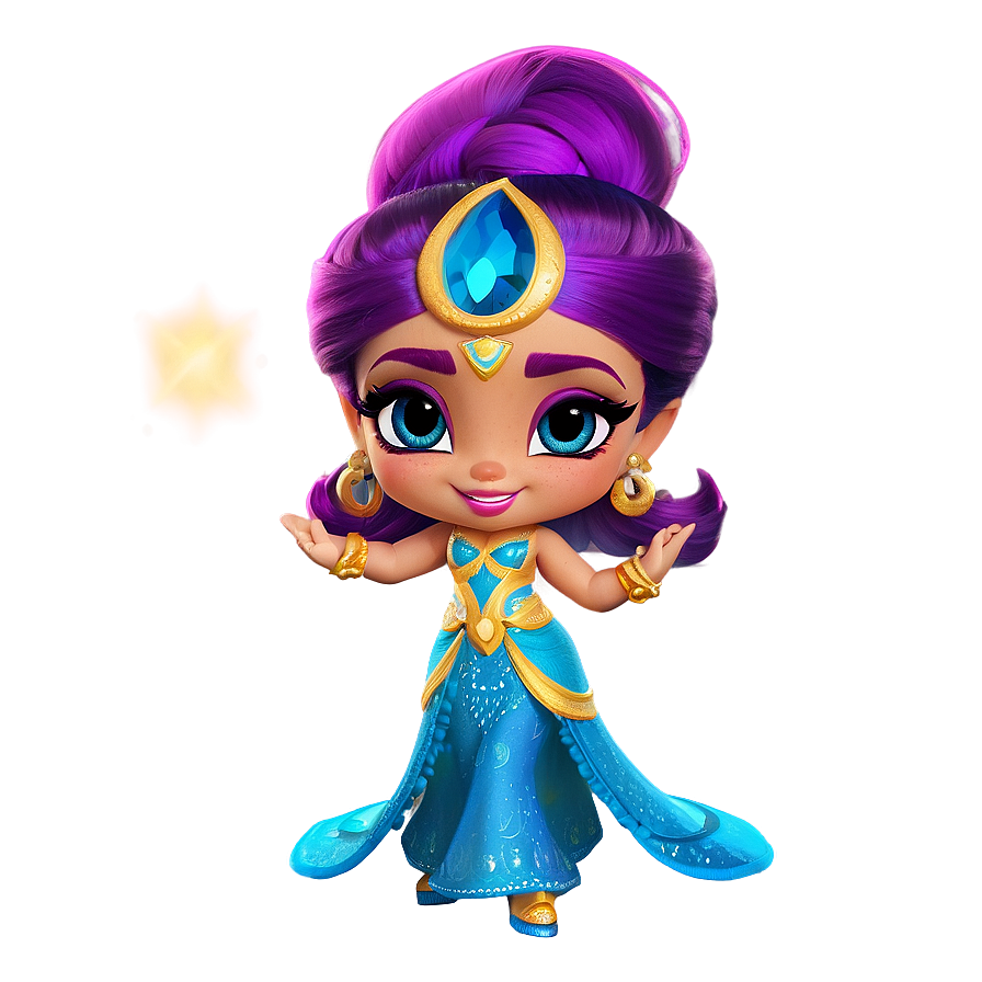 Shimmer And Shine Cartoon Characters Png Tro26 PNG Image