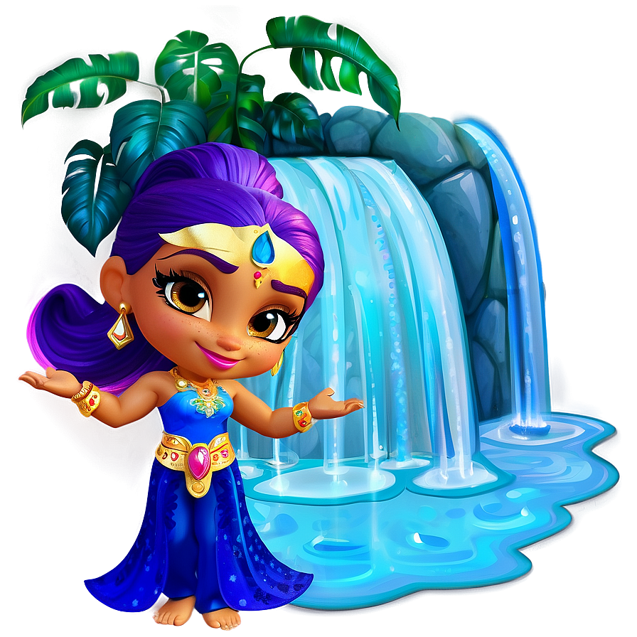 Shimmer And Shine Zahramay Falls Png Umi PNG Image