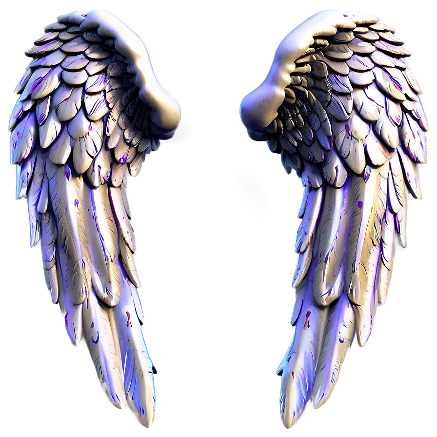 Shimmering Angel Wings Background Png Vml PNG Image