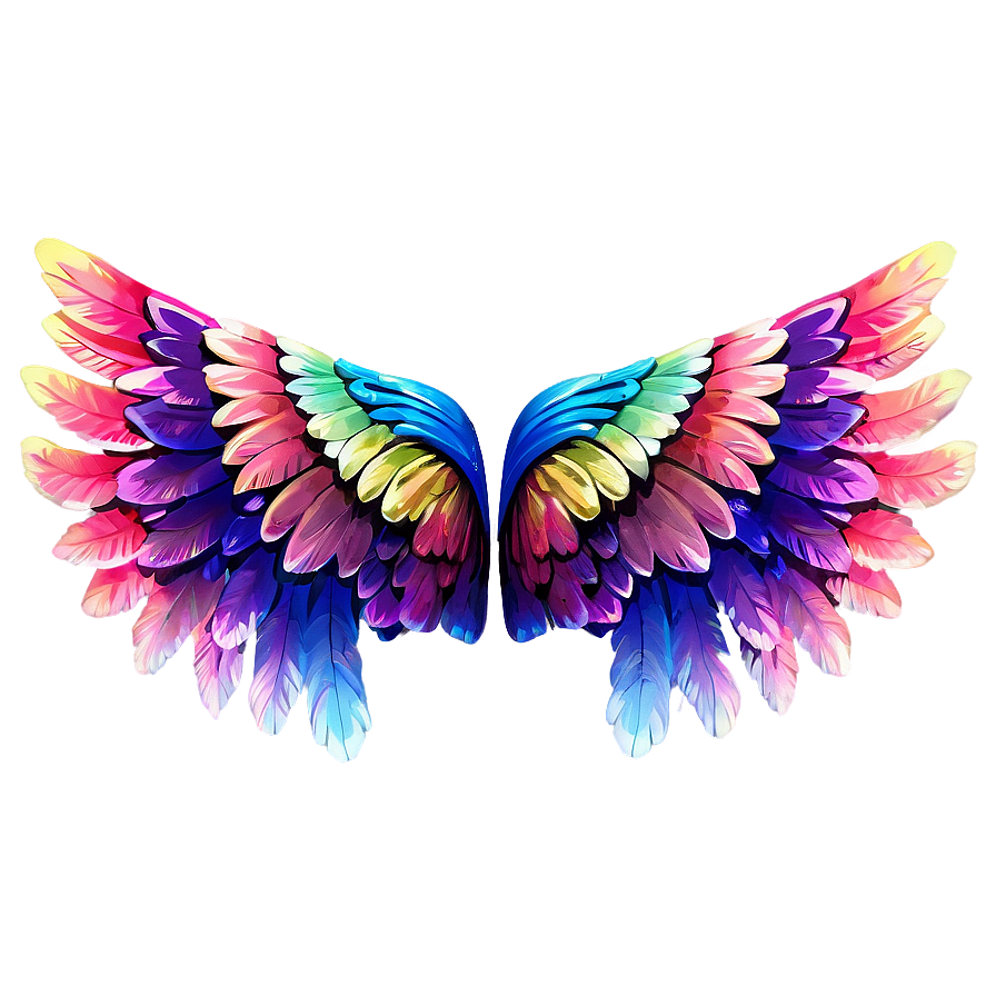 Shimmering Angel Wings Background Png Xyk PNG Image