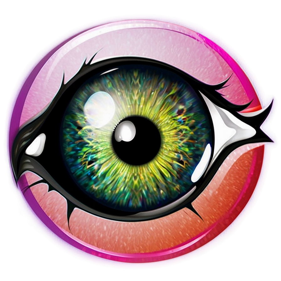 Shimmering Anime Eyes Png Gwp18 PNG Image