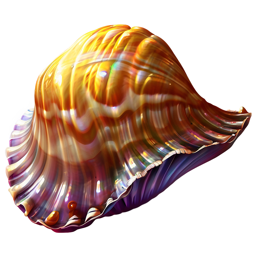 Shimmering Clam Illustration Png Uah PNG Image