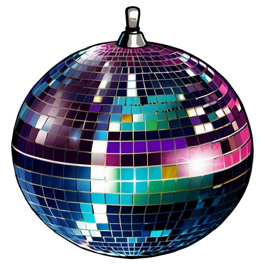 Shimmering Disco Ball PNG Image