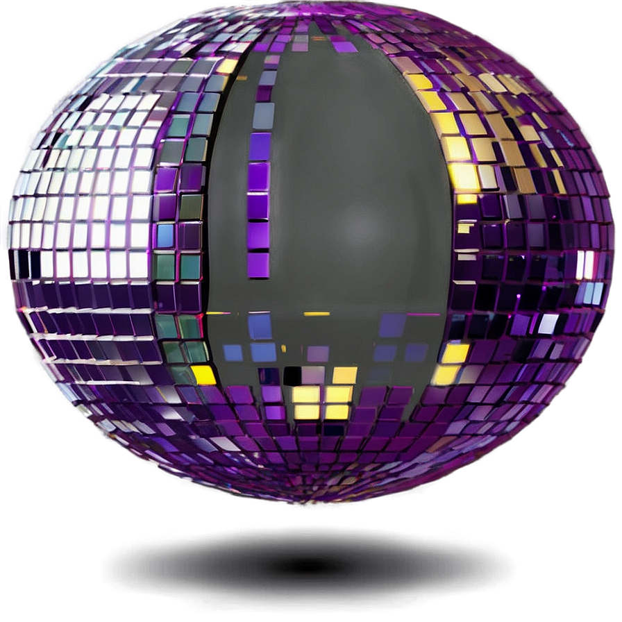 Shimmering Disco Ball Reflection PNG Image