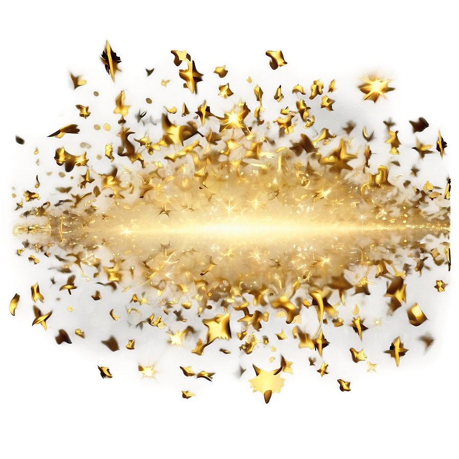 Shimmering Gold Sparkles Png Adh PNG Image