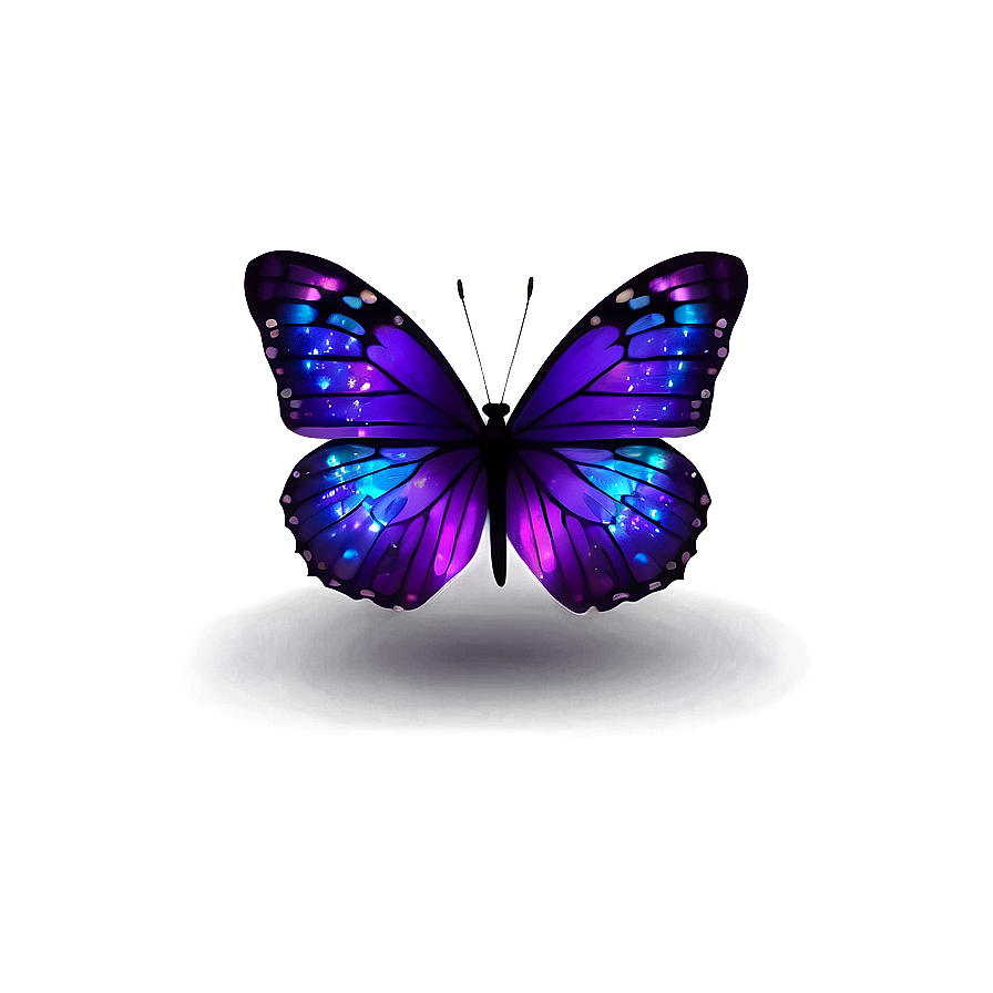 Shimmering Purple Butterfly Png 05232024 PNG Image