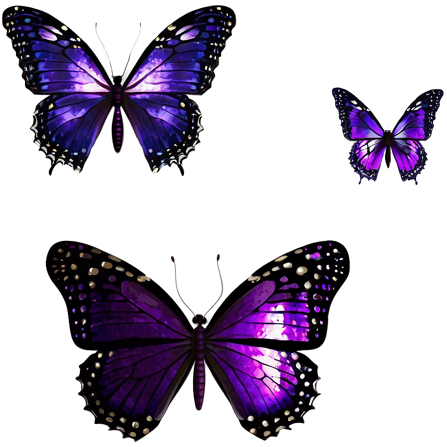 Shimmering Purple Butterfly Png 05232024 PNG Image