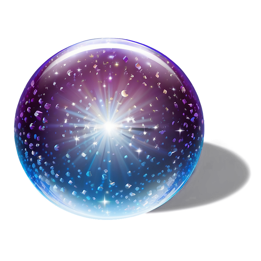 Shining Crystal Ball Png Ync PNG Image