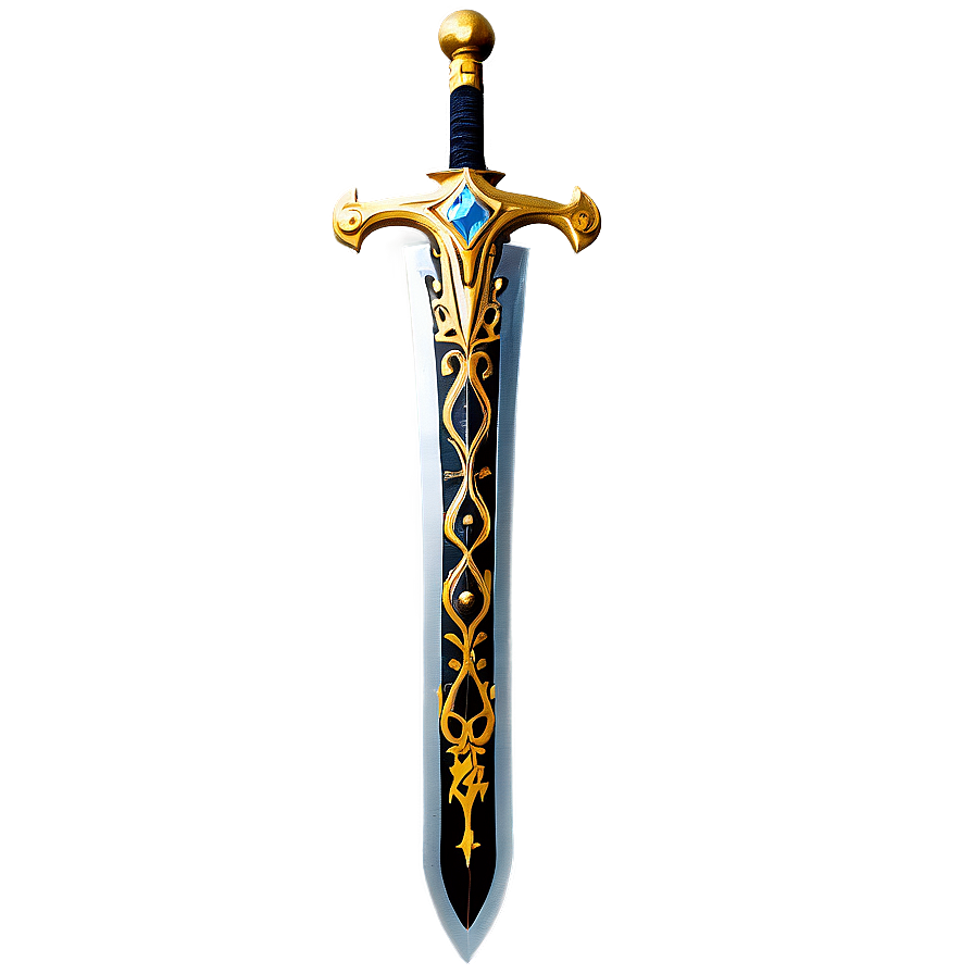 Shining Excalibur Sword Png Jwv PNG Image