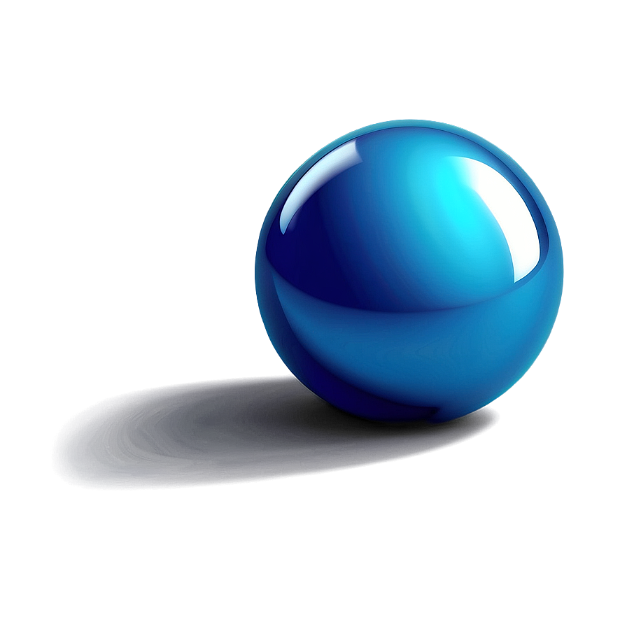 Shiny Blue Ball Png 06132024 PNG Image