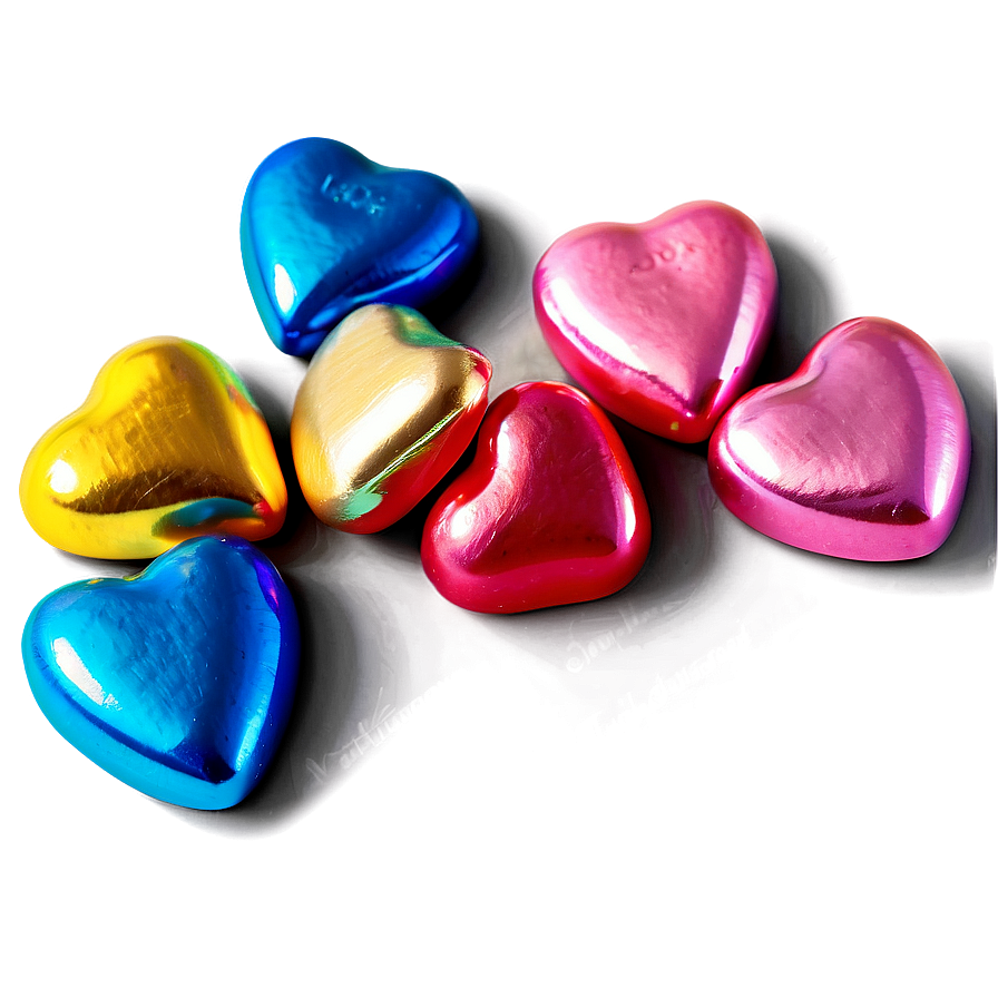 Shiny Candy Hearts Png Lka68 PNG Image