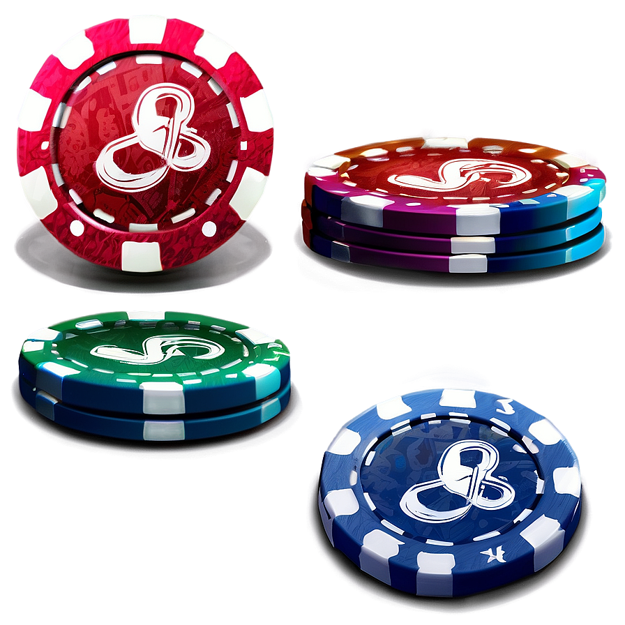 Shiny Casino Chips Png Fei PNG Image