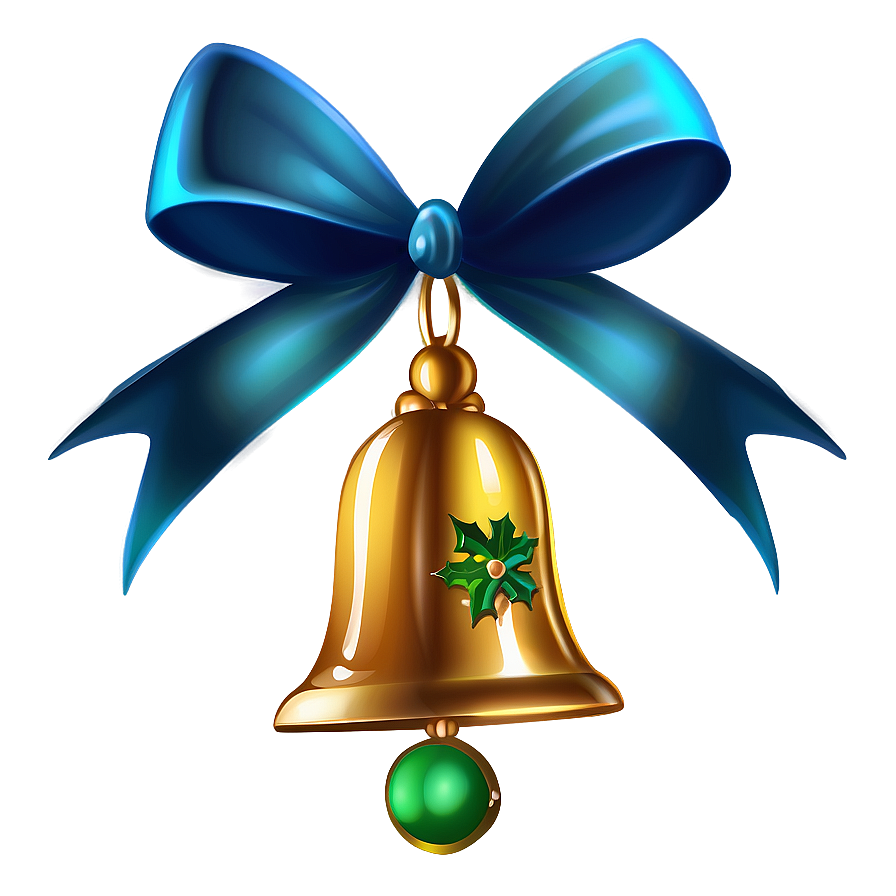 Shiny Christmas Bell Png Fsa PNG Image