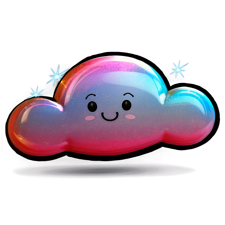 Shiny Cloud Cute Png Eyg PNG Image