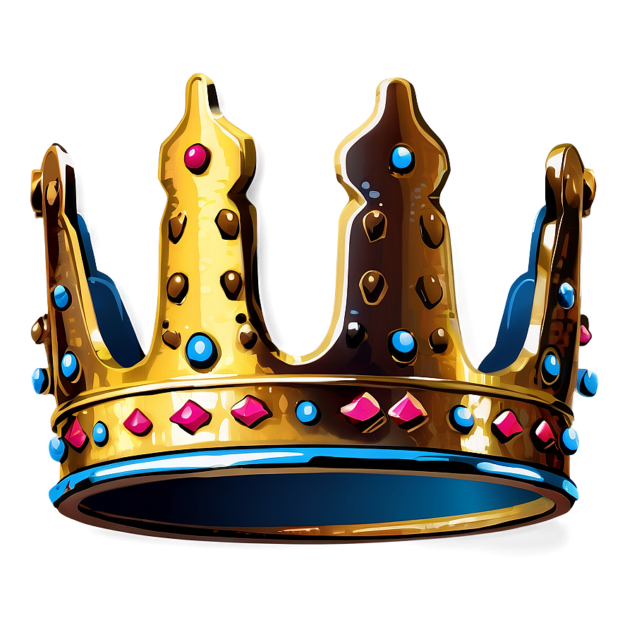 Shiny Crown Icon Png Gtn23 PNG Image