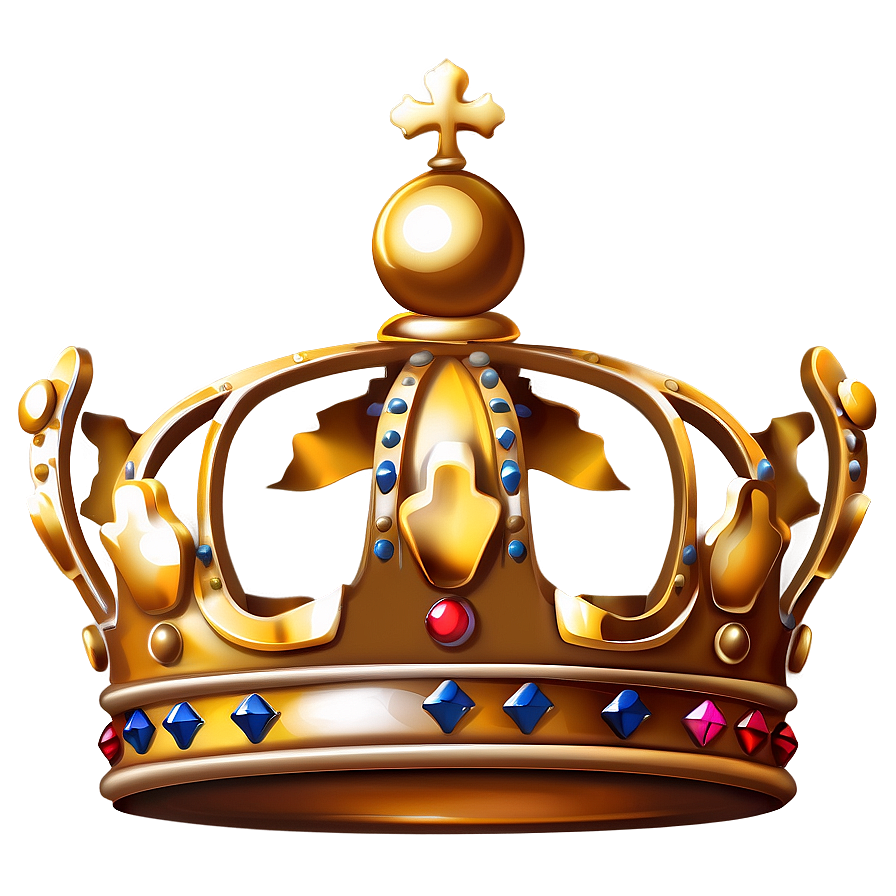 Shiny Crown Icon Png Smv74 PNG Image