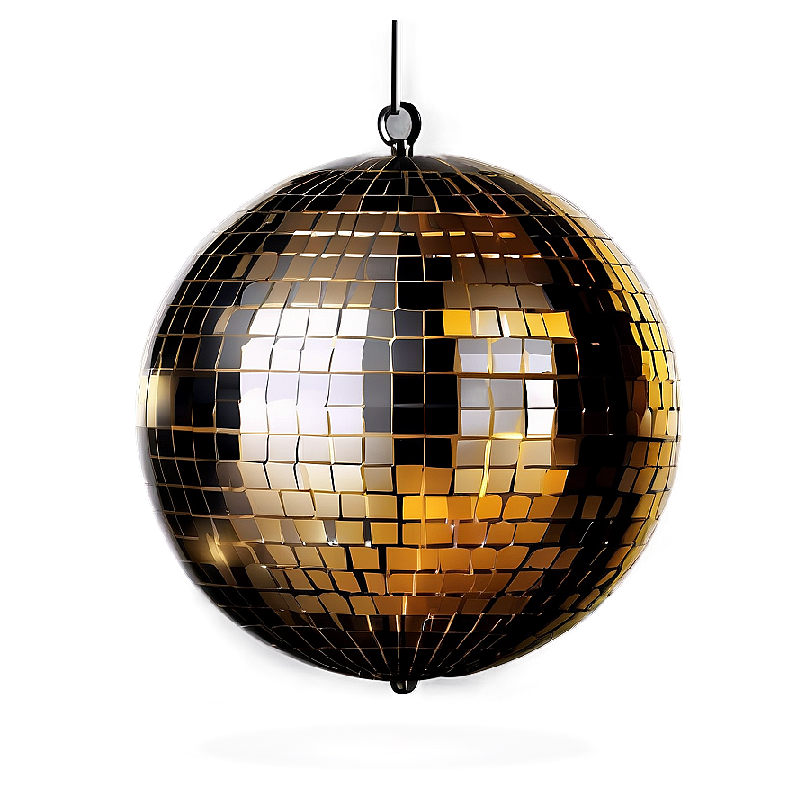 Shiny Disco Ball Reflection PNG Image